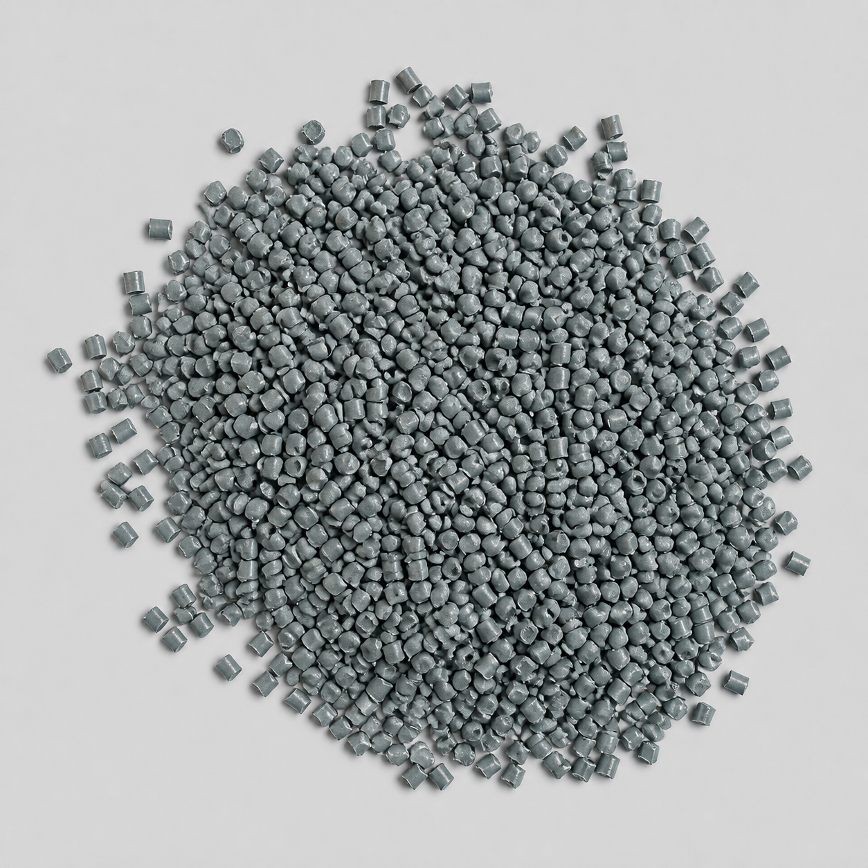 Gray cable compound pellet sample