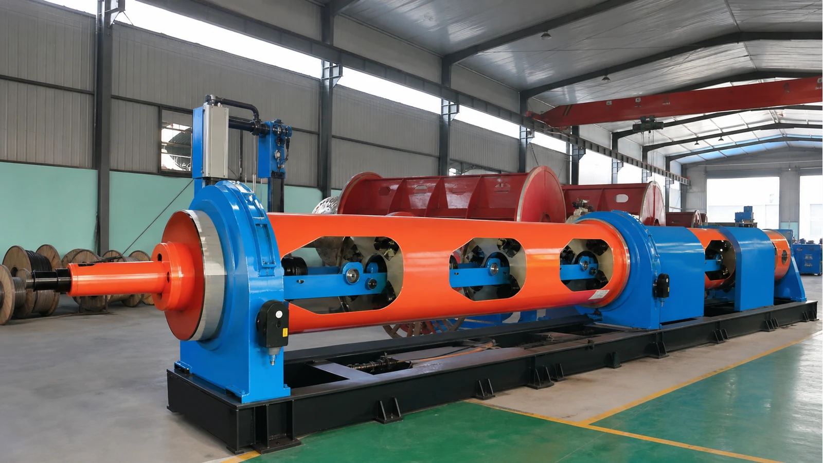 Cable stranding and cabling machine application case