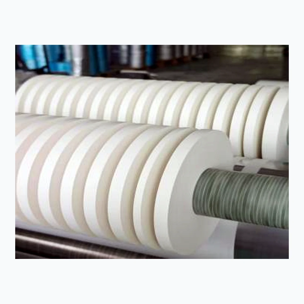 White wrapping tape rolls for cable structures